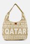 Women Allover Print Shopper Bag, Multicolor