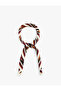 Shawl Patterned Striped Square Scarf