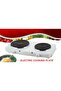 Dual-Burner Portable Electric Hot Plate Countertop Stove Cooktop – White Enamel Base - 2