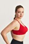 Wireless Snap-On Gathering Bra Cc867 Red - 7