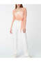 Top, peach orange