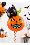 Halloween Pumpkin Cat Foil Balloon Halloween Party Decoration - 4