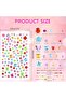 3228pcs Gem Stickers Jewels Crafts, 12 Sheets Self-Adhesive Rhinestone Jewel Stickers, Acrylic Face Bedazzling Gems Stick on, DIY Jewel Sticker for Face Makeup, Body, Eyes, Hair, Nails, Crafts - 8