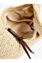 Beaded Straw Handbag - 5