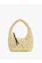 Beaded Straw Handbag