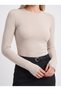 Women's Modal Long Sleeve Finger-Hole Crew Neck Slim Fit Bodysuit - 2