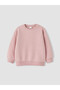 Pink 3 Threaded Embroidered Plain Standard & Regular Girls' Sweatshirt - W6M669Z1-Fhr |   Lcw