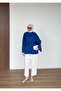Buttoned Collar Pocketed Single Sweater