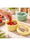 400ml 100% Platinum Silicone Round Storage Container, Clear Window Lid, Bpa Free, Microwave Freezer Safe, Reusable Food Container - 6