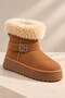 Women's - Girls' Winter Fur Boots Anatomical Sole Foldable Boots Mini - Long Boots - 3