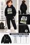 Boys' Football Themed Hooded Tracksuit Set - 2