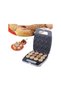 Electric Non-Stick Donut Maker - 12 Cavity Baking Machine with Dual Indicator Lights - 2