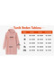 Women's Hooded Long Sleeve Woven Detailed Soft Textured Stylish Casual Powder Mini Knitwear Dress Tunic - 4
