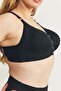 Wireless Snap-On Gathering Bra Cc867 Black - 6