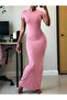 Rochie maxi , roz - 2