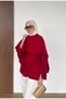 Buttoned Collar Pocketed Single Sweater - 5