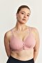 Wireless Snap-On Gathering Bra Cc867 Dusty Rose - 3