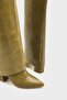 Women's Wanda Snap-On Boots - Green-Patent Leather - 4