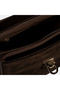 Women's Bitter Brown Suede Textured Crossbody Handbag - 7