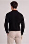 Men's Polo Collar Buttoned Long Sleeve Ribbed Knit Sweater - 3