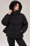 Winter Inflatable Coat Side Pocket Zipper - 2
