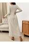 Rochie midi , bej - 2