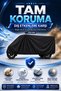 Arora Mini Cargo Compatible 3-Wheel Electric Vehicle Tarpaulin Black Waterproof Uv Protected 4 Season Motorcycle Tarpaulin - 7