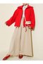Collar Button Detailed Design Jacket - 4