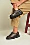 Z555250803 Brown Genuine Leather Casual Women's Shoes
