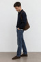 Polo Collar Buttoned Men's Knit Sweater |   Mew5111328-1 - 3