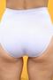 Women's 3-Piece High Waist Seamless Underwear Slip Panties 93% Polyamide 7% Elastane - 3