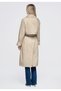 Trench de damă, design simplu, cu cordon CODE - 5
