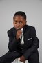 05 - 12 Years Old Boy Black Elegant Suit - 8