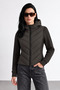 Rangerover Mom Lined Inflatable Light Brown Coat for Women - 2