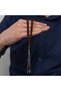 💎   Premium Shiny and Stylish Metal Tassel Brown Crimped Amber Prayer Beads - 2