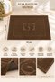 Foot Towel Bath Mat 100% Cotton 50X70 cm 6 Color Options Foot Patterned - 3