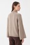 High Collar Oversize Sweater T2607 - Vi̇zon - 3