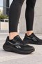 Women's Black Running Shoes Fuelfoam Cushioned Casual Sports Sneaker