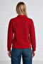 Buttoned Soft Knitwear Cardigan 4423 Lki̇0069 Red - 5