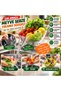 Multi-Purpose Fruit and Vegetable Washing Strainer Transparent Salad Preparation and Serving Bowl