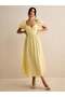 Rochie midi , galben