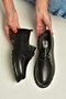 Z555261103 Black Genuine Leather Women's Shoes - 3
