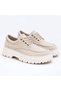 Zrjt13X High Quality Lace-Up Men's Casual Sports Classic Shoes - Beige - 3