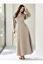 Rochie maxi , bej - 6