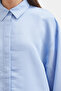Striped oversize pastel shirt blue - 3
