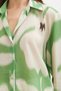 Watercolor pattern shirt green - 3