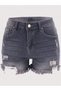 Denim shorts, gray - 7