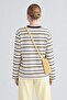 Comfortable fit crew neck sweatshirt - yellow - 4