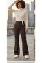 Women's Full Lycra High Waist Super Comfortable Palazzo Pants with High Quality Fabric and Workmanship, Loose Legs - 2