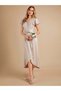 Rochie midi , bej - 4